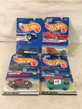 Lot Of 4 Pcs Collector  NIP Hotwheels Assorted Designs 1:64 Scale Die Cast Cars - See Pictures