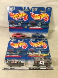 Lot Of 4 Pcs Collector  NIP Hotwheels Assorted Designs 1:64 Scale Die Cast Cars - See Pictures