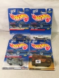 Lot Of 4 Pcs Collector  NIP Hotwheels Assorted Designs 1:64 Scale Die Cast Cars - See Pictures