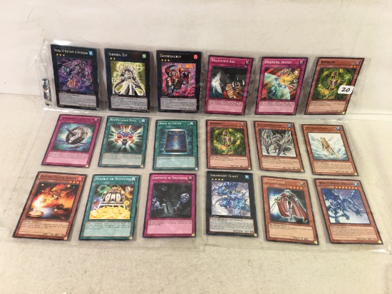 Lot of 18 Pcs Collector Assorted Yu-Gi-Oh Trading Card Game - See Pictures