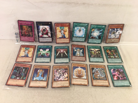 Lot of 18 Pcs Collector Assorted Yu-Gi-Oh Trading Card Game - See Pictures