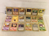 Lot of 18 Pcs Collector Assorted Pokemon Trading Card Games - See Pictures