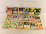 Lot of 18 Pcs Collector Assorted Pokemon Trading Card Games - See Pictures