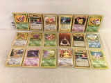 Lot of 18 Pcs Collector Assorted Pokemon Trading Card Games - See Pictures