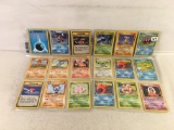 Lot of 18 Pcs Collector Assorted Pokemon Trading Card Games - See Pictures