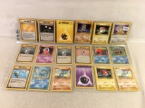 Lot of 18 Pcs Collector Assorted Pokemon Trading Card Games - See Pictures