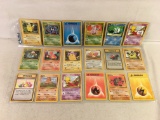 Lot of 18 Pcs Collector Assorted Pokemon Trading Card Games - See Pictures