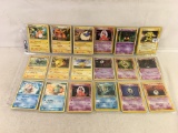 Lot of 18 Pcs Collector Assorted Pokemon Trading Card Games - See Pictures