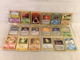 Lot of 18 Pcs Collector Assorted Pokemon Trading Card Games - See Pictures