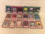 Lot of 18 Pcs Collector Assorted Yu-Gi-Oh Trading Card Game - See Pictures