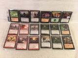 Lot of 18 Pcs Collector Assorted Magic The Gathering Trading Card Game - See Pictures