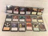 Lot of 18 Pcs Collector Assorted Magic The Gathering Trading Card Game - See Pictures