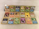 Lot of 18 Pcs Collector Assorted Pokemon Trading Card Games - See Pictures