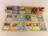 Lot of 18 Pcs Collector Assorted Pokemon Trading Card Games - See Pictures