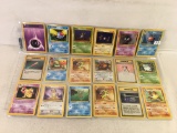 Lot of 18 Pcs Collector Assorted Pokemon Trading Card Games - See Pictures