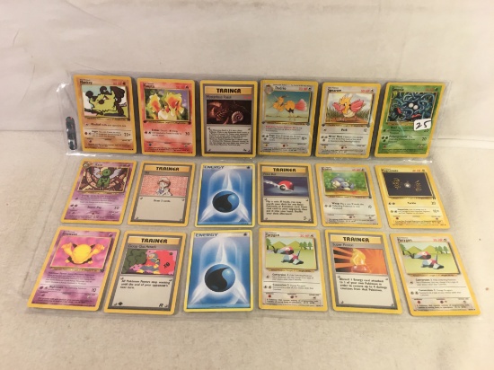 Lot of 18 Pcs Collector Assorted Pokemon Trading Game Cards - See Pictures