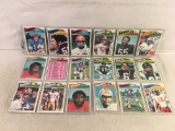 Lot of 18 Pcs Collector Vintage NFL Football Sport Trading Assorted Cards and Players -See Pictures