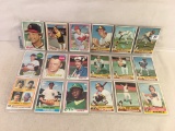 Lot of 18 Pcs Collector Vintage Baseball Sport Trading Assorted Cards and Players -See Pictures