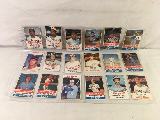 Lot of 18 Pcs Collector Vintage Sport MLB Baseball Sport Trading Assorted Cards & Players