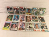 Lot of 18 Pcs Collector Vintage Sport MLB Baseball Sport Trading Assorted Cards & Players