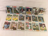 Lot of 18 Pcs Collector Vintage Sport MLB Baseball Sport Trading Assorted Cards & Players