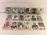 Lot of 18 Pcs Collector Vintage Sport NFL Football Sport Trading Assorted Card and Players