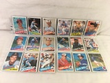 Lot of 18 Pcs Collector Vintage Sport MLB Baseball Sport Trading Assorted Cards & Players