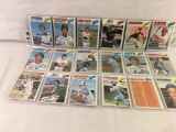 Lot of 18 Pcs Collector Vintage Sport MLB Baseball Sport Trading Assorted Cards & Players