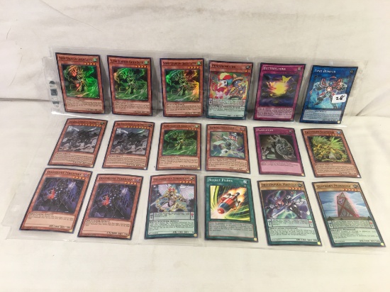 Lot of 18 Pcs Collector Loose Konami Yu-Gi-Oh Trading Card Game - See Pictures