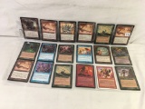 Lot of 18 Pcs Collector Loose Magic The Gathering Trading Card Game - See Pictures