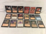 Lot of 18 Pcs Collector Loose Magic The Gathering Trading Card Game - See Pictures