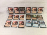 Lot of 18 Pcs Collector Loose Magic The Gathering Trading Card Game - See Pictures