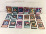 Lot of 18 Pcs Collector Loose Konami Yu-Gi-Oh Trading Card Game - See Pictures