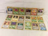 Lot of 18 Pcs Collector Loose Pokemon Trading Game Card - See Pictures