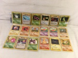 Lot of 18 Pcs Collector Loose Pokemon Trading Game Card - See Pictures