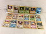 Lot of 18 Pcs Collector Loose Pokemon Trading Game Card - See Pictures