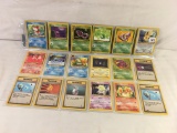 Lot of 18 Pcs Collector Loose Pokemon Trading Game Card - See Pictures