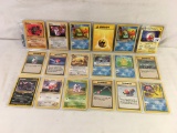 Lot of 18 Pcs Collector Loose Pokemon Trading Game Card - See Pictures