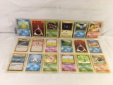 Lot of 18 Pcs Collector Loose Pokemon Trading Game Card - See Pictures