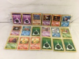 Lot of 18 Pcs Collector Loose Pokemon Trading Game Card - See Pictures