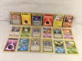 Lot of 18 Pcs Collector Loose Pokemon Trading Game Card - See Pictures