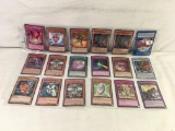 Lot of 18 Pcs Collector Loose Konami Yu-Gi-Oh Trading Card Game - See Pictures