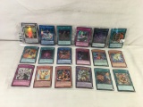 Lot of 18 Pcs Collector Loose Konami Yu-Gi-Oh Trading Card Game - See Pictures