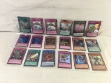 Lot of 18 Pcs Collector Loose Konami Yu-Gi-Oh Trading Card Game - See Pictures