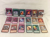 Lot of 18 Pcs Collector Loose Konami Yu-Gi-Oh Trading Card Game - See Pictures