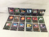 Lot of 18 Pcs Collector Loose Dragon Ballz GT Score Trading Card Game - See Pictures