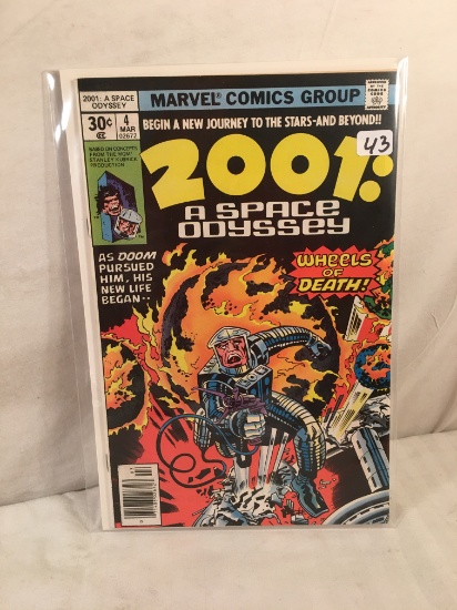 Collector Vintage Marvel Comics 2001 A Space Odyssey Wheels Of Death Comic Book No. 4