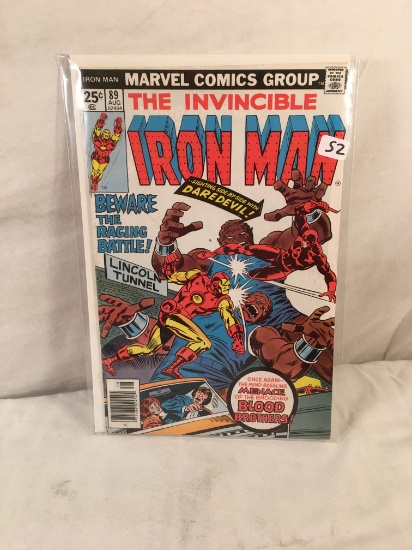 Collector Vintage Marvel Comics The Invicible Iron Man Comic Book No. 89