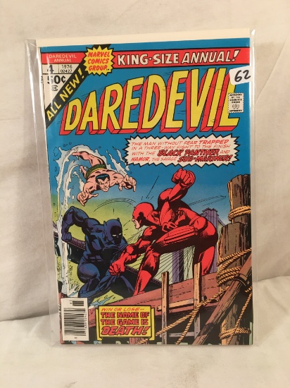 Collector Vintage Marvel Comics DareDevil King-Size Annual Comic Book No. 4