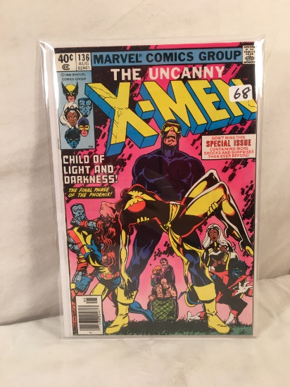 Collector Vintage Marvel comics The Uncanny X-Man Child Of Light And Darkness Comic No. 136